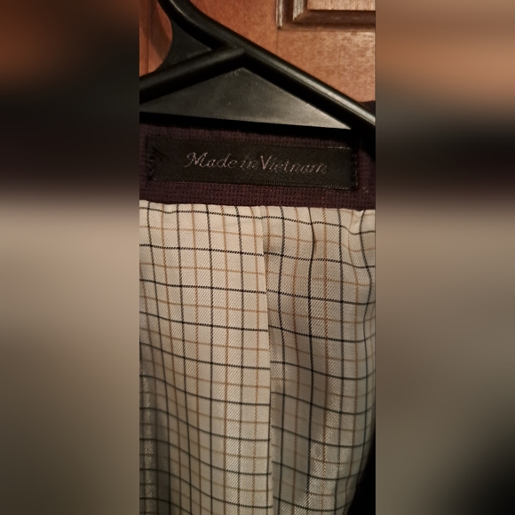 Mens Lauren Ralph Lauren Sports Jacket 46 Reg Lined Polyester Faux Suede - Picture 9 of 12